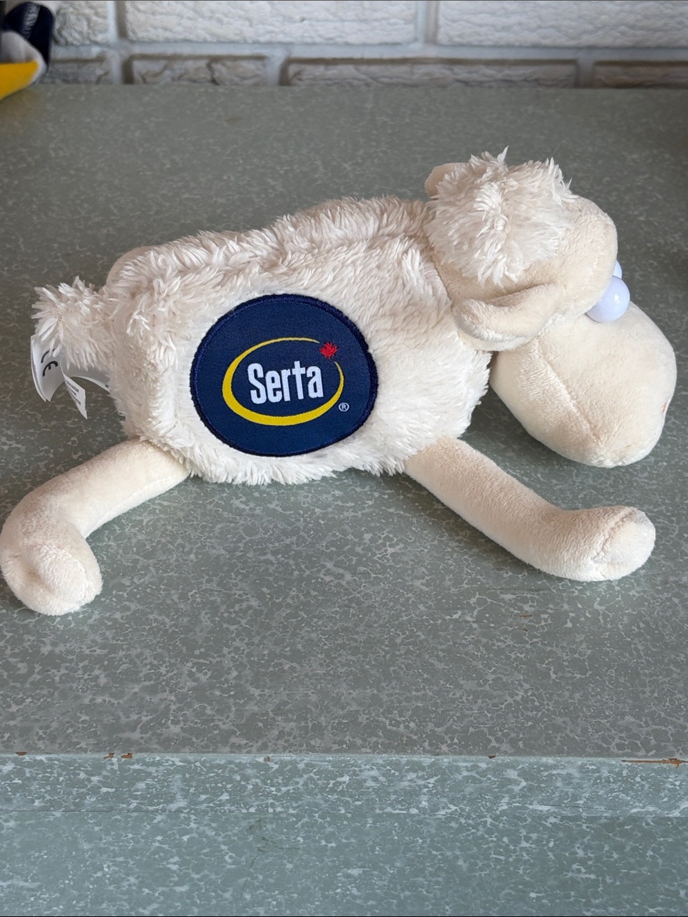 Serta Counting Sheep #1 Number 1 One Blue Eyes Plush Stuffed Animal